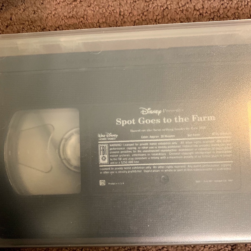 Spot Goes to the Farm VHS (3 for $20)